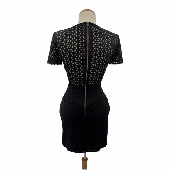 Bec and Bridge Black Lasercut Dress - Picture 2 of 4
